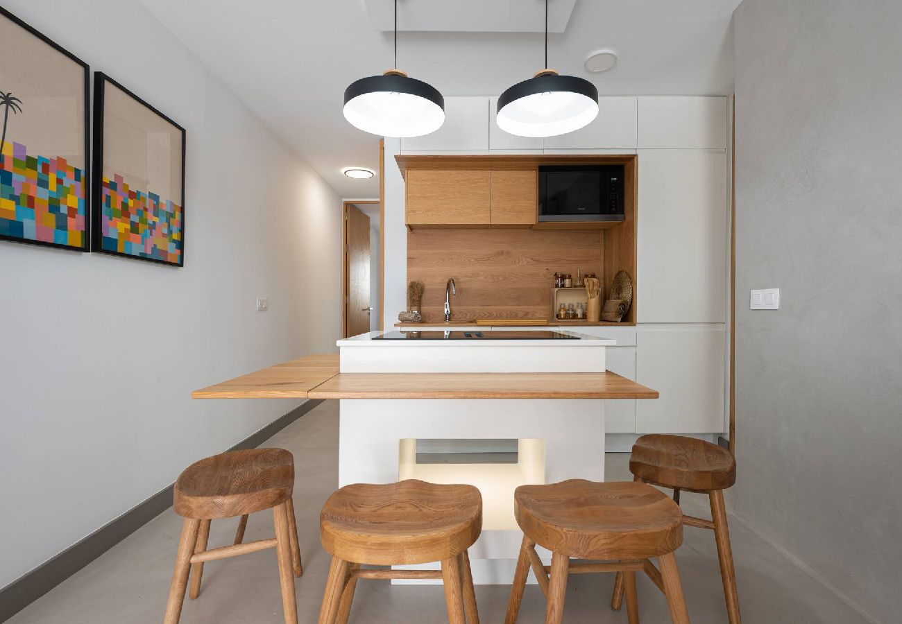 Apartamento en San Bartolomé de Tirajana - Cala del Risco - Con acceso a piscina y parking