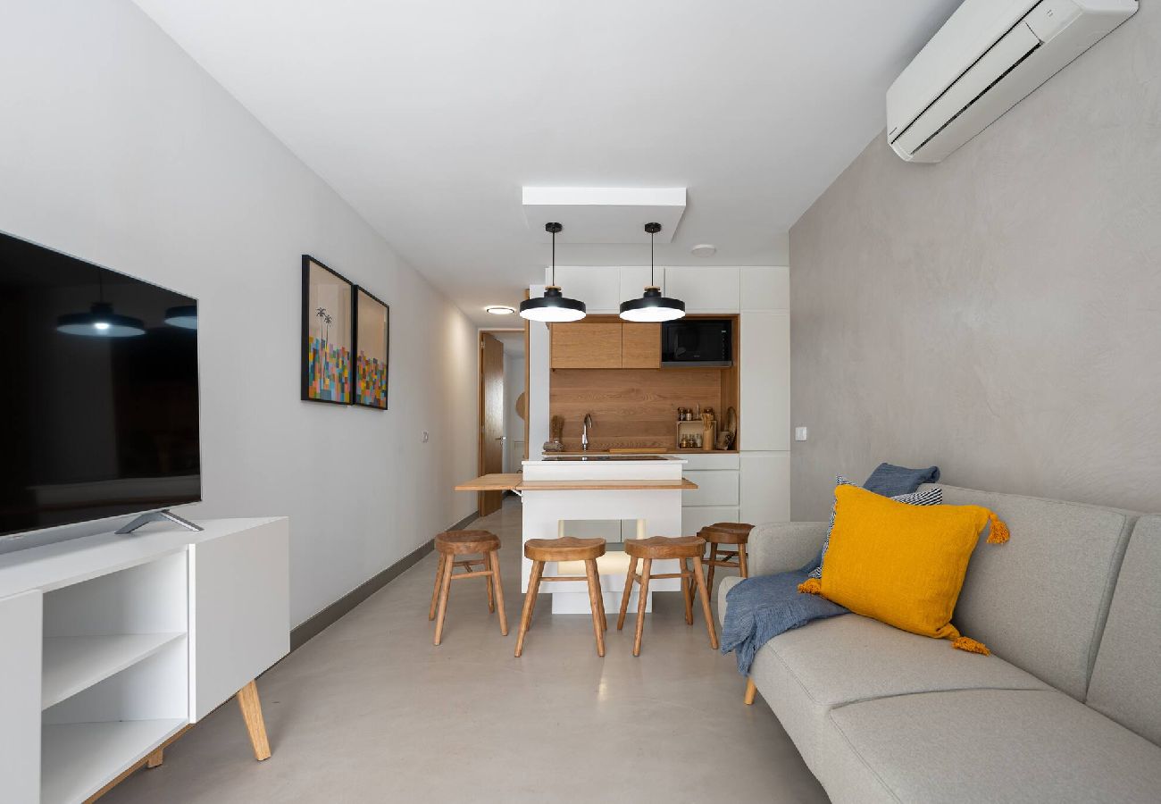 Apartment in San Bartolomé de Tirajana - Cala del Risco - Con acceso a piscina y parking